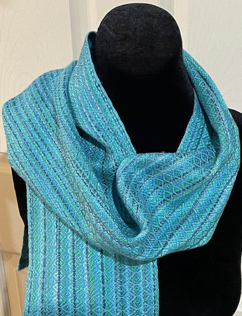 Teal Soy Scarf