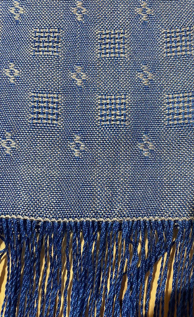 Royal Blue/Silver Shawl