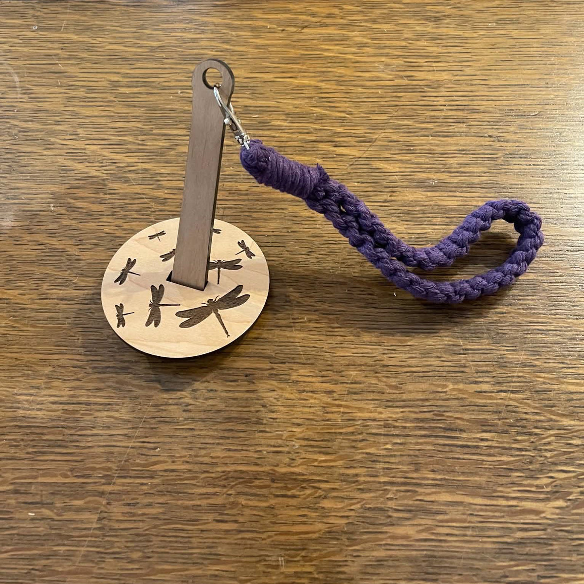 Yarn Keeper - Dragon Fly - Purple Strap