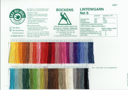 Bockens Tow Linen Sample Card